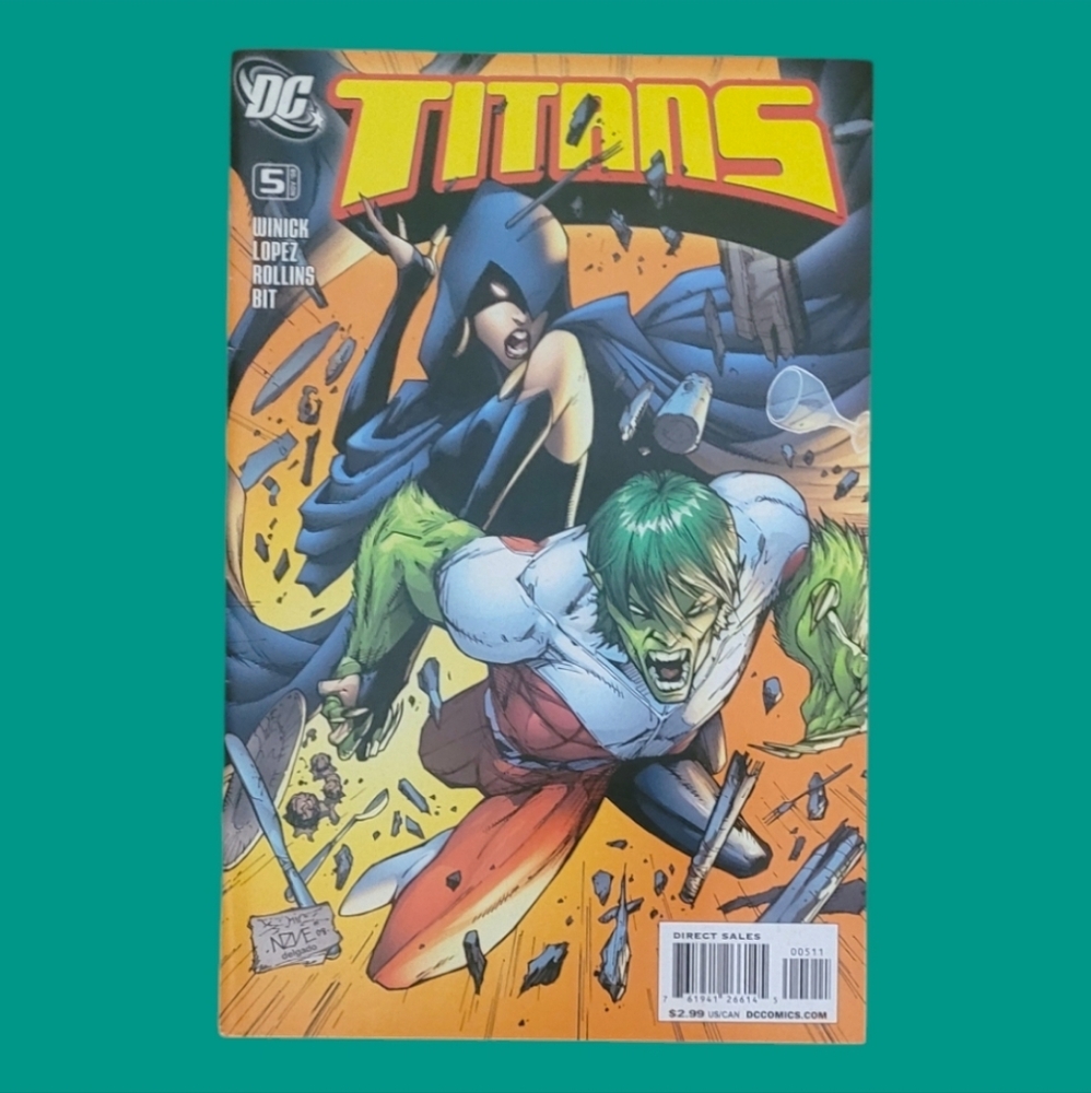 DC "Titans: I Know Your Heart Because I know Mine" November 2008 Issue #5